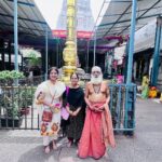 Rachana Narayanankutty Instagram – Had a beautiful Darshanam @srikalahastitemple with Amma and Acha 🤍🙏🏼 

(This is also the first #threadspic #threads #rachananarayanankutty )