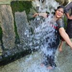 Rachana Narayanankutty Instagram - I release my fear by facing it!!! PC @padmakumargeetha #fearfortoomuchwater #water #fearforwater #pumpsetbath #rachananarayanankutty