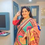 Radha Instagram - Let's so some south style tumka today. #neethonedance #starmaa Styling @kirthana_sunil Jewel @aditi_collection