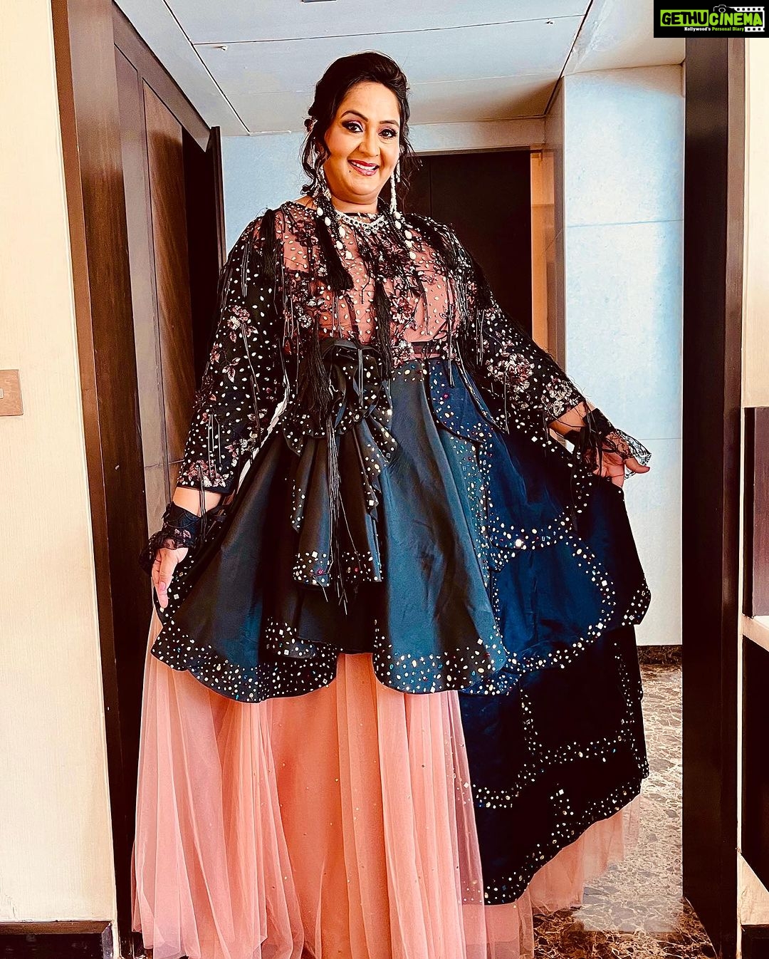 Radha Instagram - The journey of #neethonedance on @starmaa #telugu has come to #finale Outfit @rekhas_couture Stylist @kirthana_sunil Accessories @aditi_collection Makeup @ramesh.babu_makeupartist Hair @shaikjilani428