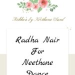 Radha Instagram - @radhanair_r for #neethonedance on #starmaa Outfit @rekhas_couture Styling @kirthana_sunil Accessories @aditi_collection Makeup @ramesh.babu_makeupartist Hair @shaikjilani428