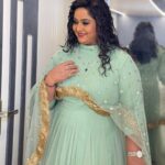 Radha Instagram - Let’s do a green Queen date this Saturday . Outfit @rekhas_couture Styling @kirthana_sunil Accessories @aditi_collection Hair @shaikjilani428 Makeup @ramesh.babu_makeupartist For @starmaa #neethonedance Annapurna Film Studio