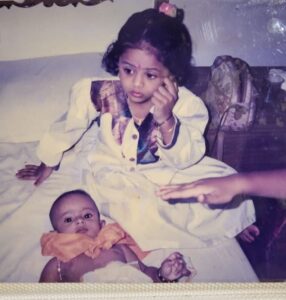Radha Instagram - Wishing my sweet baby girl a fabulous birthday 💗🥳🥳🥳 @karthika_nair9
