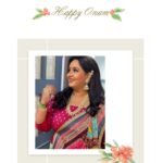 Radha Instagram - Wishing you a life as colourful as pookalam, as festive as this Onam festival, and as prosperous as the bountiful harvest. Wishing you all Happy Onam 🤗