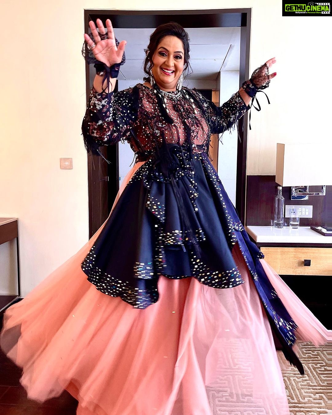 Radha Instagram - The journey of #neethonedance on @starmaa #telugu has come to #finale Outfit @rekhas_couture Stylist @kirthana_sunil Accessories @aditi_collection Makeup @ramesh.babu_makeupartist Hair @shaikjilani428