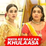 Radhika Muthukumar Instagram - Aaj khulega Siddhi ke saamne Maya ka raaz, Iss khulaase se ek andekha mod lega do behnon ka pyaar! Dekhna na bhooliye, Do Chutki Sindoor, Somvaar se Shukravaar Shaam 7:30 Baje, Nazara TV par. DD Free Dish channel no.5 par uplabdh. #NazaraOriginals #NazaraTV #DoChutkiSindoor #RadhikaMuthukumar #SrishtiSingh #SidVi #NewTwist #NewEntry #SecretRevealed #Truth