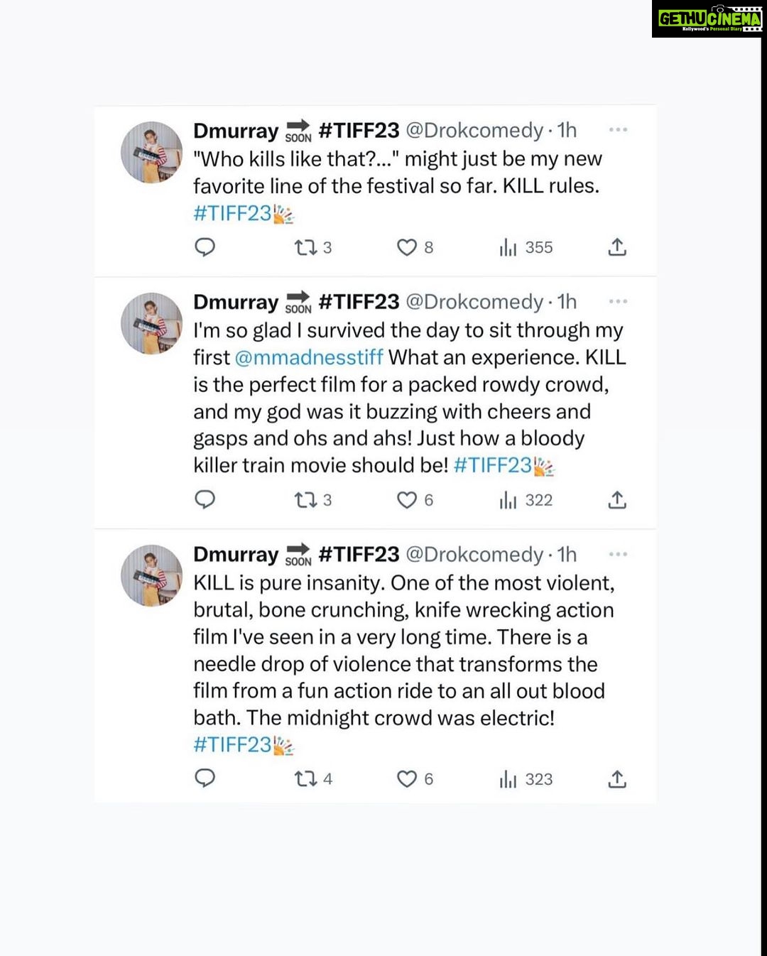 Raghav Juyal Instagram - Now that's what we call an action-packed entertainer that has gone in for the '#KILL'!" @tiff_net @itslakshya @tanyamaniktala @raghavjuyal @nix_bhat @karanjohar @apoorva1972 @guneetmonga @achinjain20 @dharmamovies @sikhya #KILLatTIFF #TIFF2023.