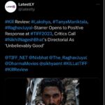 Raghav Juyal Instagram - Now that's what we call an action-packed entertainer that has gone in for the '#KILL'!" @tiff_net @itslakshya @tanyamaniktala @raghavjuyal @nix_bhat @karanjohar @apoorva1972 @guneetmonga @achinjain20 @dharmamovies @sikhya #KILLatTIFF #TIFF2023.
