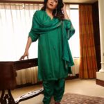 Ramya Krishnan Instagram - Styled by @jukalker Styling team @pratimajukalkar Wearing All Green from @raw_mango Jewellery @motifsbysurabhididwania Makeup @nishisingh_muah Hairstylist @amehra167 Shot by @tanmaymainkarstudio