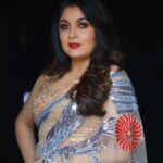 Ramya Krishnan Instagram - #bbjodigal2 #vijaytelevision Outfit : @sidneysladen @sidneysladenofficial MUA : @artistrybyolivia Jewellery : @challani_jewellery Hair : @manohar_hair #sidneysladen #sidneystyle #newcollection #spring #colorsplash #summer2022 #saree #sidneysladencouture