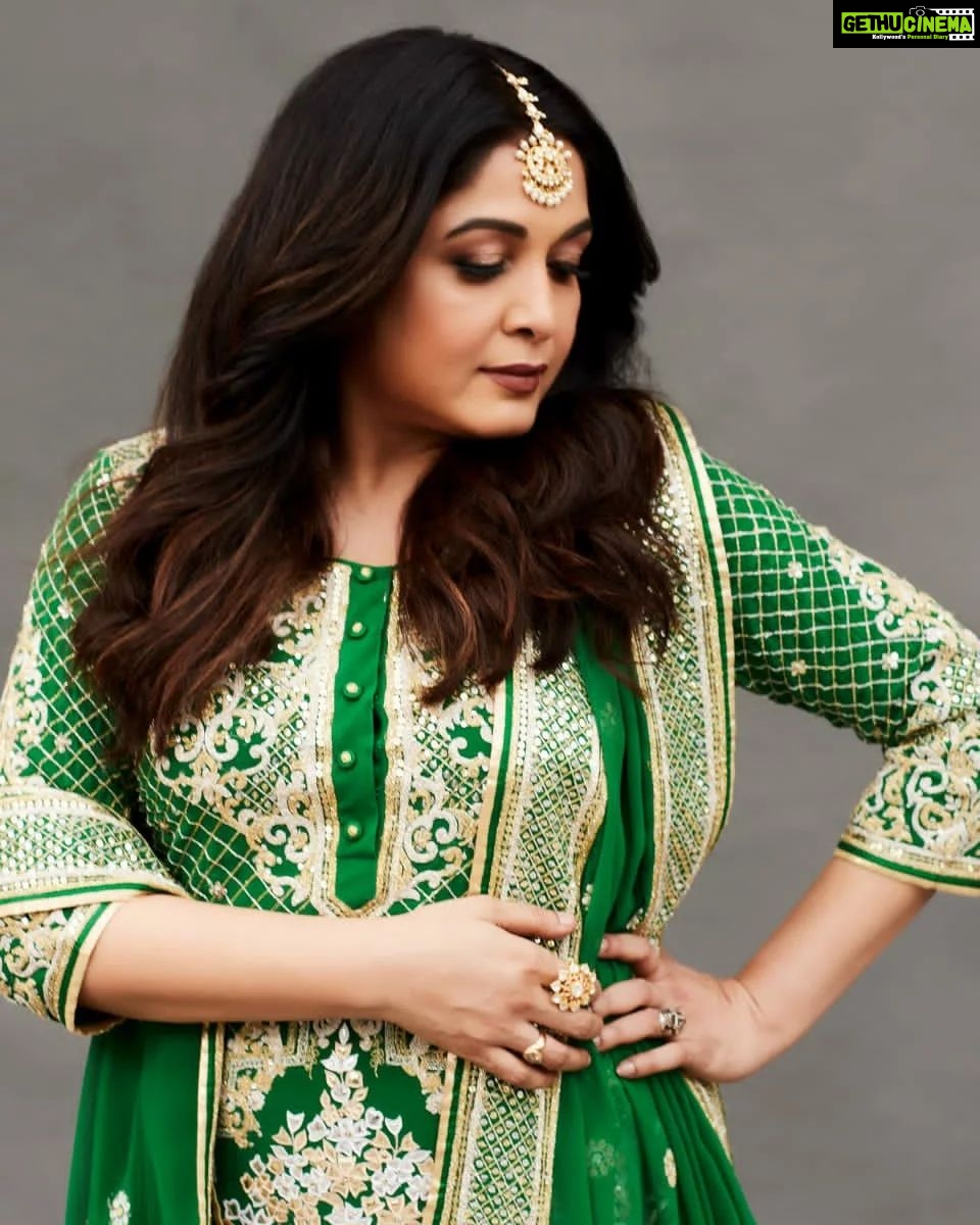 Ramya Krishnan Instagram - All festive Styled by @jukalker Styling team @pratimajukalker Sharara by @asalabusandeep Jewellery @karnikajewelshyd Makeup by @adhishreep Hairstylist @kamaldeepss Shot by @venurasuri #Aha #myteam #clebration #loveyouall