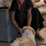 Ramya Krishnan Instagram - Some times they literally behave like babies #dogsofinstagram #doglover #mypet #lovemypets #unconditionallove