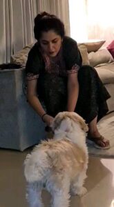 Ramya Krishnan Instagram - Some times they literally behave like babies #dogsofinstagram #doglover #mypet #lovemypets #unconditionallove