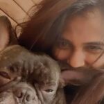 Ramya Pandian Instagram - Tuesdays with Chanel ♥️ Actually everyday with Chanel 😂 #frenchie #puppylove