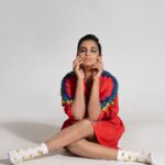 Ramya Pandian Instagram - 🌈♥️ Photographer @dxgphotographer Outfit @shahinmannan Styling @anupamasindhia Make up @kalwon_beauty Hair styling @ganesh_hair_architect #ramyapandian