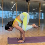 Ramya Pandian Instagram - Bakasana. Using arm balance and core strength to strike the crane pose (also called Crow pose) In this incredible journey, all that matters is that we try. Practice brings incremental changes that accumulates to bend us in the direction that we want to. Happy international yoga day everyone. Let’s keep practicing and keep progressing.. #internationalyogaday #yoga #yogapractice #yogalove #yogajourney