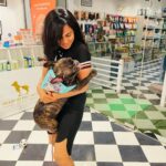 Ramya Pandian Instagram - I had no inkling that my bond with puppies will become so intact until this bomb of love barged into my life ♥️… Her innocent face, the way it misses my absence, welcoming me home, it’s clingy nature, even my kindred cannot dare to touch my possession is the extent of her guardianship, her demeanor in becoming my bed-sharer, I can go on and on but stopping it here for the sake of stopping. In a nutshell, she is an epitome of endearment and an affable companion 🐶… Feeling head over heels in love. Thanks for bringing her home, into my life♥️ and vice versa😜 @sundari_designer #chanel #myamuluuuus #frenchie