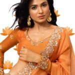 Ramya Pandian Instagram - 🧡 Photography and styling - @anupamasindhia Video edit - @livingin24fps Clothing - @prishostore @dithi.studio Earrings - @rajianand MUH - @vedyaa.balakumar @thamizh.hairstylist