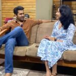 Ramya Subramanian Instagram - Padam paakuradhuku munnaadi , SPOILERS solli verupethum Nanbargaluku samarpanam 🙂 Naa unga kita kadhaya ketena !? @vijayantony 🥹🙈🙊🙉 #KolaiFromJuly21st