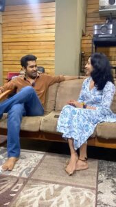 Ramya Subramanian Instagram - Padam paakuradhuku munnaadi ,  SPOILERS solli verupethum Nanbargaluku samarpanam 🙂

Naa unga kita kadhaya ketena !? @vijayantony 🥹🙈🙊🙉

#KolaiFromJuly21st