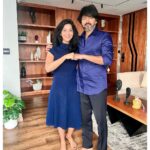 Ramya Subramanian Instagram - The pic that I go back to everytime I need a smile !!!😀😃😄😁☺️😊😇 Wishing our Thalapathy a ‘Bloody Sweet’ Leo Birthday ….🥳 🎊🎉♥️