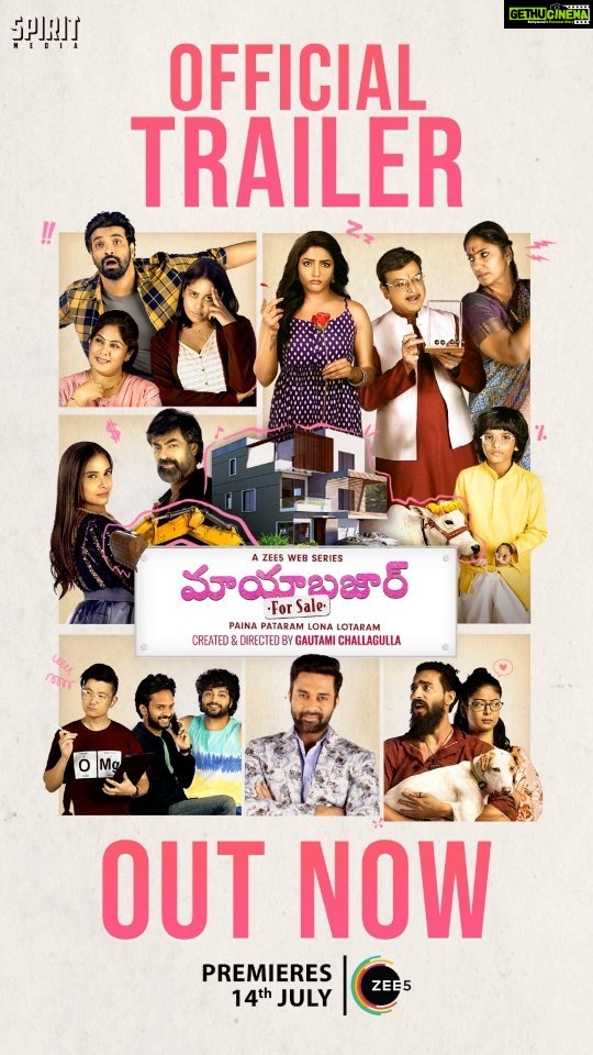 Rana Daggubati Instagram - Oka pedhhaa mayaajalam, idhi oka verri gandharagolam. Ippudu trailer, 14th July - release! Be readyyy! #MayaBazaarOnZee5 #MayaBazaarForSale #PainaPataramLonaLotaram #Zee5Telugu @Zee5India #Zee5Global Constructed by: @thespiritmedia @miragemedia Brand Ambassador: @pnavdeep The Pastrys: @yourseesha @nareshvijayakrishna @anchor_jhansi @charankasalaofficial Kausalya: @kanakalasuma The Gandhis: @therealravivarma @actress_hariteja The Lovey Doveys: @sunainatheoriginal @raja.chembolu @vedulah The Hippies: @aditi.myakal @raviraj_actor The Bachelors: @meiyangchang @hithisistarun @Umairhasan7 @vijay_chaganti Other Residents: @avantideepak9 @actressbindu @vjay_chaganti @vishnu_vimal Visitors: iamgetupsrinu @jabardasth_ramprasad @mirchi_kiran @rj_abhijeeth_ram @sivannarayana_ @wamce @dgeethabhascker Architect: @gautamidotinuniverse Assistant Architects: @sandeepsunny200 @harithamarthi @avinashpericherla9 @sriramulaanudeep Civil: @raviteja_girijala @s_vamshi_vardhan_reddy Investors: @pranavpingle @rajeevr911 Draughtspersons: @comrade_kranthi @manchirajuswetha Surveyor: @nav.yav Acoustics: @jerrysvincent @uma.vanguri Interiors: @urmezb @rohartsy @jhhudain Site Supervisor: @Umairhasan7 Plumbing and electrical: @theotherfaiz Styling: @poojitatadikonda Publicity Design: @_a_visitor Photographer: @kishorkrishnamoorthi