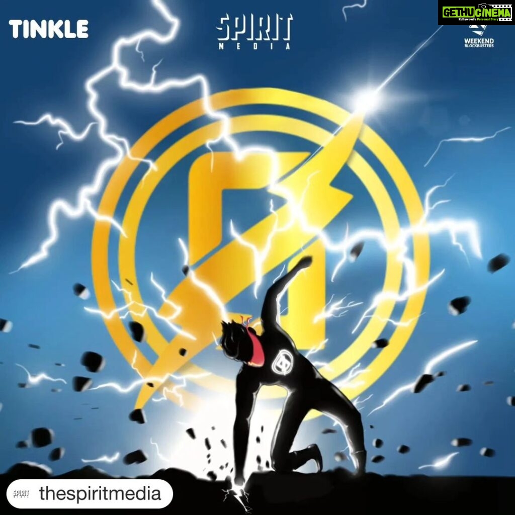Rana Daggubati Instagram - #Repost @thespiritmedia ・・・ Lightning strikes with a new hero in town with a new look!⚡ Meet Minnal Murali , an electrifying addition to the Tinkle Comics Universe!🌟 Join the adventure, witness the spectacle, and cheer for our new #Superhero ! 💫 #MinnalMurali #TinkleComics #NewSuperhero #AmarChithraKatha #SuperheroTales #SpiritMedia #TinkleStudio