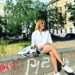 Ranjini Haridas Instagram - Enjoying the sun !!!☀️😬❤️ #eurotrip #summertime #berlin #catchingthesun #ranjiniharidas