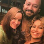 Ranjini Haridas Instagram - New friend and old !❤️ @karianne_paalandet @xjeremaya #tribeisgrowing #transatlanticfriends #aboutlastnight #saturdaynight #ranjiniharidas
