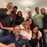 Ranjini Haridas Instagram - The weekend gang!!!💃💃💃 Bringing in @angusjoedavid ‘s birthday in Dubai and the people that made it memorable ❤️ @sharathpulimood @josephdominic39 @nivinraj4 @priyankarose_ @savvymenon @ranjith_me @suji83 @vallisgardens @amarasmummy @abhibasskoffee #birthdaycelebrations #dubaidiaries #weekendvibes #friends #fun
