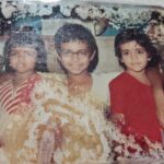 Ranjini Haridas Instagram - From the archives before the mould gets us fully !!!😂😂😂 #kuttyRanju #😂 #lostcousins #35yearsormore #almostgone #savingmemories