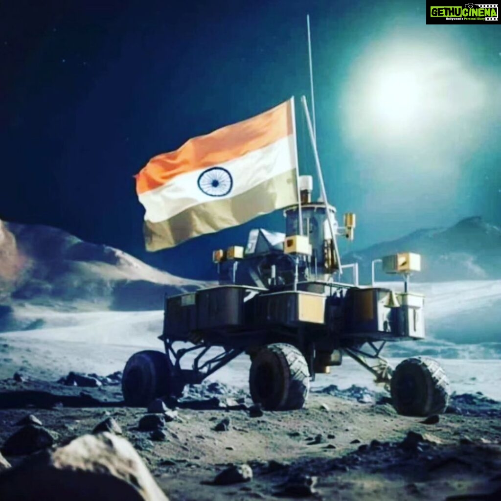 Rashami Desai Instagram - One of THE MOST REMARKABLE HISTORY for every Indian❤️ ❤️❤️🇮🇳 #Somnath ji and his entire team heartiest congratulations 🎊 One more achievement #isro 🇮🇳VANDE MATARAM🇮🇳 . . #INDIA #chandrayan3 #chandrayan3pragyan #rashamidesai #rashamians #indian #whatelseispossible #showmesomemagic