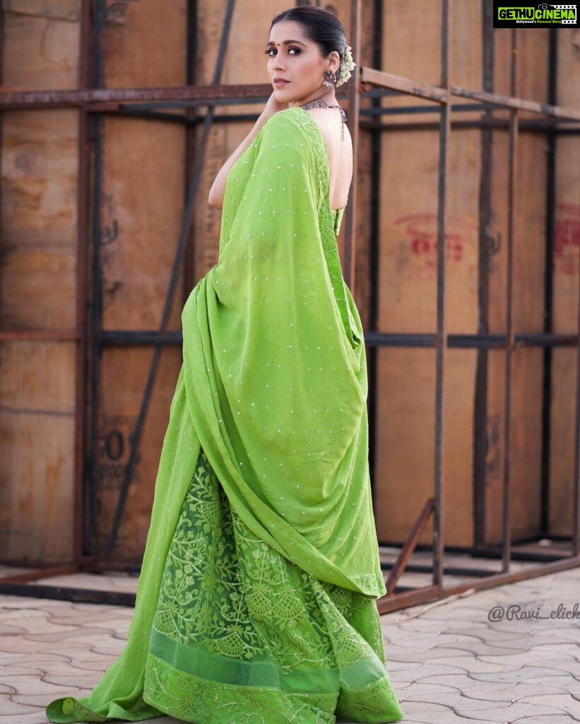 Rashmi Gautam Instagram - Outfit by @varahi_couture 📸 @ravi_cross_clickx