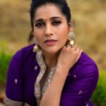 Rashmi Gautam Instagram - Outfit by @varahi_couture 💜💜 P.C 📸 @v_capturesphotography #rashmigautam #purple #ethinicwear