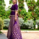 Rashmi Gautam Instagram – Outfit by @varahi_couture 💜💜
P.C 📸 @v_capturesphotography 
#rashmigautam #purple #ethinicwear