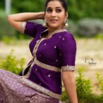 Rashmi Gautam Instagram – Outfit by @varahi_couture 💜💜
P.C 📸 @v_capturesphotography 
#rashmigautam #purple #ethinicwear
