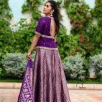 Rashmi Gautam Instagram - Outfit by @varahi_couture 💜💜 P.C 📸 @v_capturesphotography #rashmigautam #purple #ethinicwear