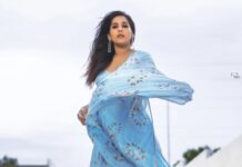 Rashmi Gautam Instagram - If only I had blue eyes to hypnotize Outfit @varahi_couture P.C @v_capturesphotography #monsoons #rashmigautam #RashmiGautam #blue
