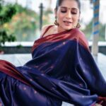 Rashmi Gautam Instagram - Saree by the @thepallushop P.c @v_capturesphotography Check out @thepallushop 's festive semi silk saree now available at launch offer price!