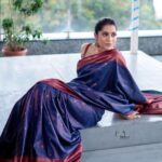 Rashmi Gautam Instagram - Saree by the @thepallushop P.c @v_capturesphotography Check out @thepallushop 's festive semi silk saree now available at launch offer price!