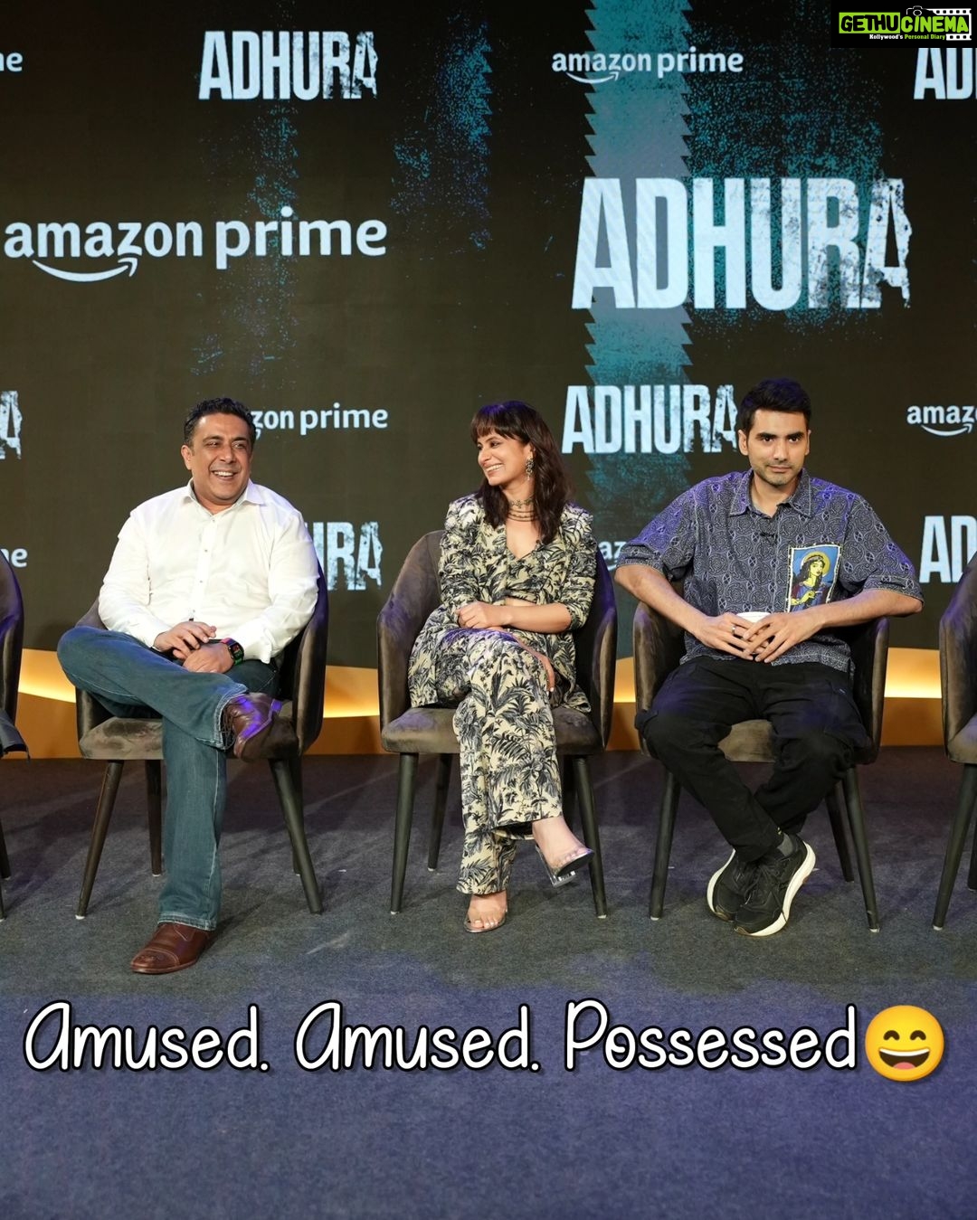 Rasika Dugal Instagram - पूरी shaam #Adhura ke naam 👻 Have you watched the trailer yet? (Link in bio) #AdhuraTrailerLaunch @primevideoin @ishwaksingh @rahuldevofficial @gauravvkchawla @ananyananya @onlyemmay @madhubhojwani @nikkhiladvani @emmayentertainment @shrenik_arora @poojan_chhabra @zoamorani @sahilgsalathia @rijulray @arukverma @jaimini_pathak #KCShankar @priyabanerjee