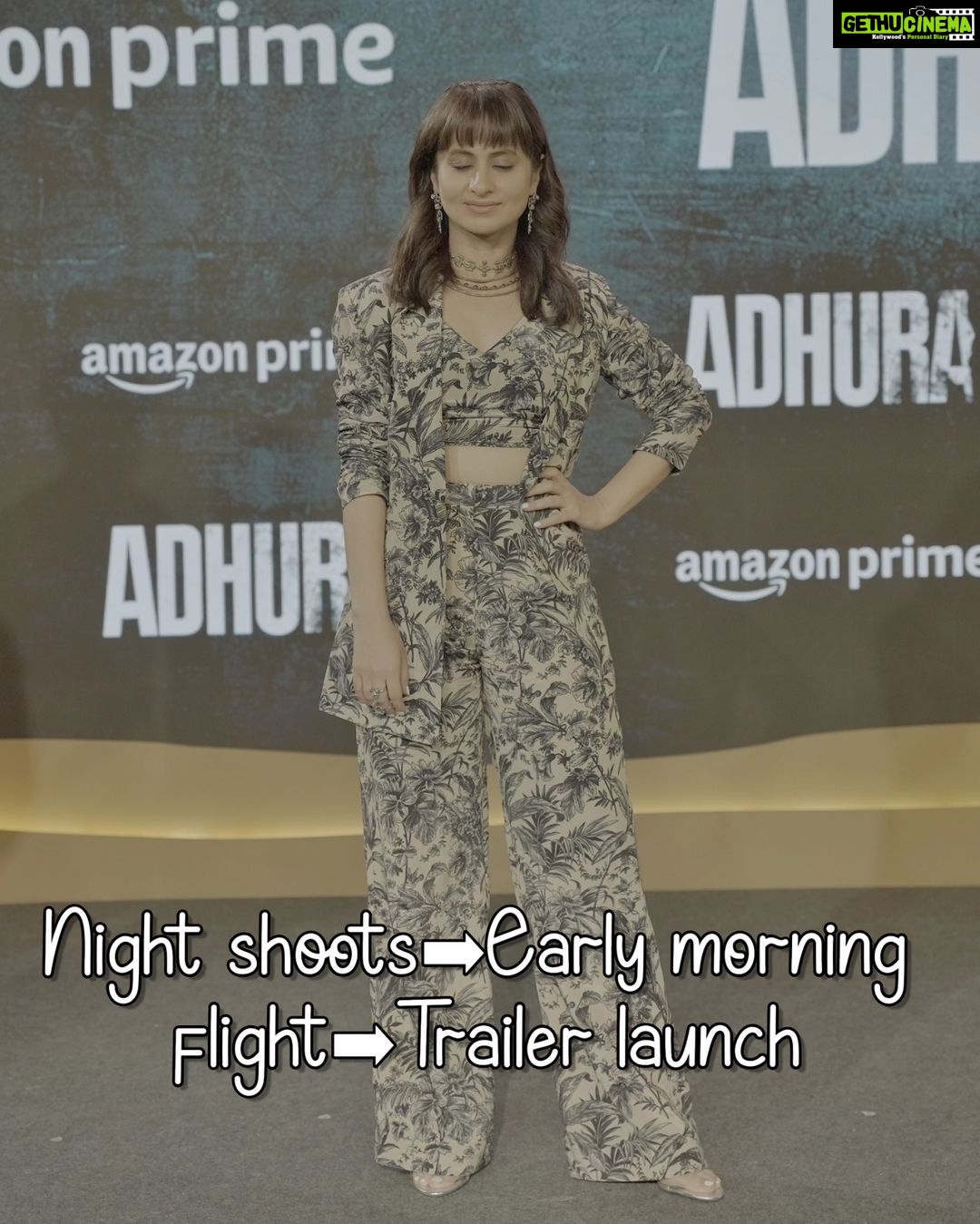 Rasika Dugal Instagram - पूरी shaam #Adhura ke naam 👻 Have you watched the trailer yet? (Link in bio) #AdhuraTrailerLaunch @primevideoin @ishwaksingh @rahuldevofficial @gauravvkchawla @ananyananya @onlyemmay @madhubhojwani @nikkhiladvani @emmayentertainment @shrenik_arora @poojan_chhabra @zoamorani @sahilgsalathia @rijulray @arukverma @jaimini_pathak #KCShankar @priyabanerjee