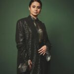 Rasika Dugal Instagram - Last night for #GQBestDressed2023 #GQIndia 💚 Outfit: @nirmooha Jewellery: @isharya MUA: @myrra_makeup_art Hairstyling: @bhaktilakhani Styling: @who_wore_what_when 📸: @kevinsheth