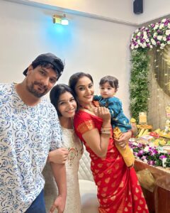 Rati Pandey Instagram - Some glimpses… Ganpati celebration 1st day❤️
.
.
.
#friendsandfamily #gratitude #ganpaticelebration #ratipandey #instapictures #thankyou
