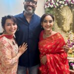 Rati Pandey Instagram – Some glimpses… Ganpati celebration 1st day❤️
.
.
.
#friendsandfamily #gratitude #ganpaticelebration #ratipandey #instapictures #thankyou