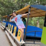 Rati Pandey Instagram – Take on risks and ride the journey called ‘Life’ with no regrets❤️
.
.
.
.
.
#instapicture #ratipandey #tramride #patnazoo #youtubechannel #morningwalks