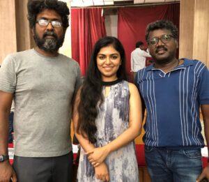 Raveena Ravi Instagram - #maamannan @mariselvaraj84 @udhay_stalin #fahadfazil @keerthysureshofficial #vadivel sir.. I’ve played #fafa ‘s pair in this movie, limited screen space , no dialogues 🤐 .. only 👀! but still it’s blessing to be a part of such a stellar cast , brilliant crew, @arrahman ‘s music ! 🙏🏻