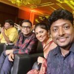Raveena Ravi Instagram - With the #oneandonly @arrahman ❤️ #arrahman ! And @vijaykrish_off thambi 👩🏼‍🤝‍👨🏽 #maamannan The Leela Palace Chennai