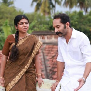 Raveena Ravi Instagram - #rathnavelu and #jyothi ❤️ #maamannan #bts #making #fafa #fahadhfaasil