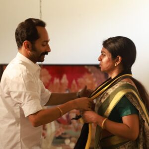 Raveena Ravi Instagram - #rathnavelu and #jyothi ❤️ #maamannan #bts #making #fafa #fahadhfaasil